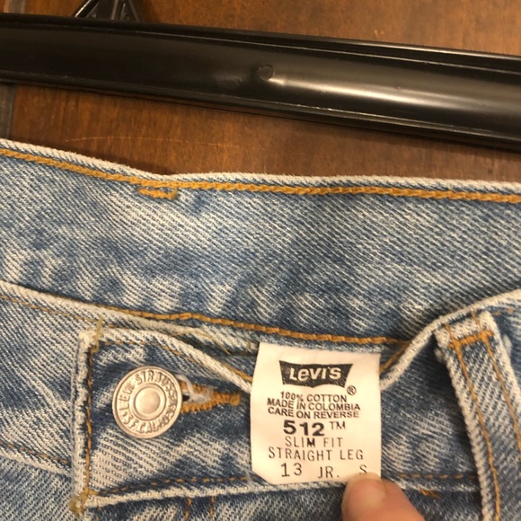 NWT LEVI Vintage Style Red Tab 512 Slim Fit Straight High Rise Jeans Sz 31 - Picture 5 of 6